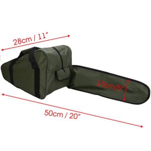 1 Pc Portable Chain Saw Oxford Fabric Carry Bag Protective Holdall Holder Case Green Waterproof For Lumberjack Chainsaw Case