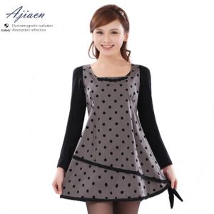 Recommend Electromagnetic radiation protective metal fiber dress Lady style anti-radiation pregnant woman clothing