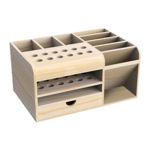 Tool Stand Holder Box Organizer Compartment Storage Cellphone Screwdrivers