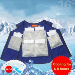 Summer Body Cooling Vest Ice Bag Air Conditioning Cooling Clothing For Outdoor Fishing Factory Industry Anti High Temperature