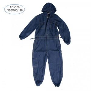 Dustproof Denim Coverall Electric Welding Suit Thickened Labor Insurance Clothing Auto Repairman Workwear Clothes Set