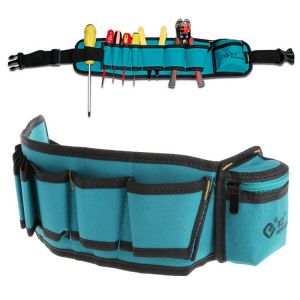 Multi-Pockets Waist Utility Belt Organizer Bag Tool Slot Screwdriver Carry Case