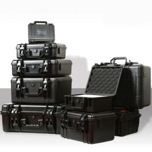 Waterproof Hard Carry Tool Case Bag Organizer Storage Box Camera Photography Safety Protector Instrument Tool Box with Sponge