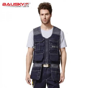 Tool pockets vest  Craftsman carpener mechanic  Work Vest workwear outdoor vest tool vest