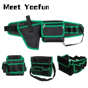 Tool Storage Bag Multi-function Waist Pack Pouch Repair Tool Belt Bag Organizer Screwdriver Wrench Holder