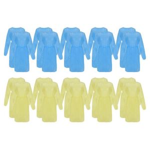 20pcs Disposable Gowns Protective Suit Isolation Work Clothing Workwear Nursing traje de agua para trabajo lab coat work wear