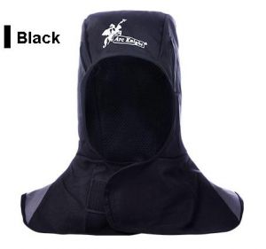 Black FR Cotton Welding Hats Washable Fire Flame Retardant Helmet Scarf Comfort Neck Face Protection Hood Welder Cap