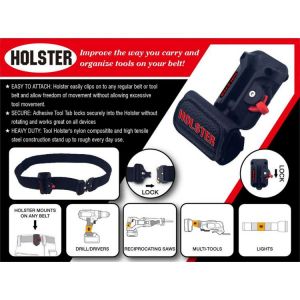 Electric Drill Waist Belt Storage Buckle Waist Hanging Tool Case Organizer for Wrench Hammer Screwdriver Securely
