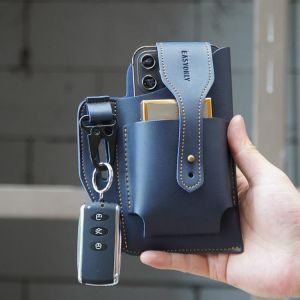 Vertical Running Sports Mobile Phone Bag Men's Pockets For Construction Site Work Men's Waist Pockets