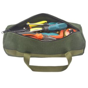 Canvas Portable Toolkit Wrench Storage Tool Bag Practical Convenient  Classic Texture Screwdrivers Organizer Pouch Bag