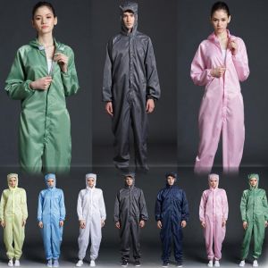 Unisex Coveralls Breathable Dustproof Safety Clothing Work Painting Clothes Sanitary Protection Jumpsuit Hazmat Zip Suit