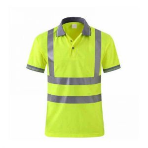 Quick Dry Safety Clothing Night Work T-shirt Reflective Tops Workwear T Shirt Vest Breathable Work Safety Clothes