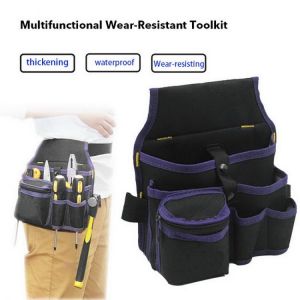Tool bag Belt Waist Pocket Case High Capacity Tool Storage Bags Waist Pocket Electrician Tool Organizer Bag Carrying Tool Pouch