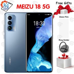Original Meizu 18 Mobile Phone 6.2 Inch Screen 8GB+256GB Snapdragon 888 Octa Core Android 11 Fast Charging 36W NFC Smartphone