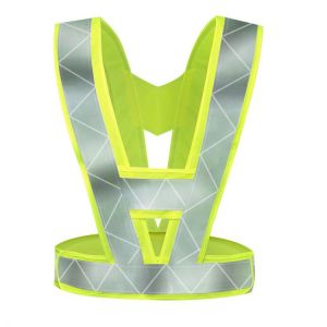 2Pack Bike Safe Reflective Safety Vest High Visibility Tool Vest Mesh Adjustable Construction Protective Safety Jacket Gear