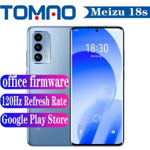 Original Meizu 18s 5G Mobile Phone 6.2inch SuperAMOLED 120Hz Refresh Rate Octa Core Snapdragon 888 Plus 64MP Camera 4000mAh NFC