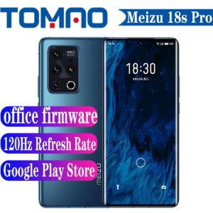 Original Meizu 18s Pro 5G Mobile Phone 6.7" 120Hz 8GB 12GB RAM 128GB 256GB ROM Snapdragon 888 Plus 4500mAh 40W 50MP Camera NF