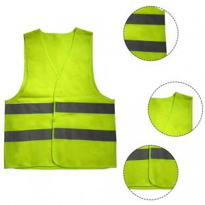 New hot Unisex L XL XXL XXXL Reflective Vest Workwear Provides High Visibility Day Night Running Cycle Warning Child Safety Vest