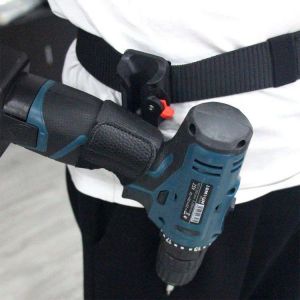 Electric Drill Waist Belt  Professional Oxford Wrench Hammer Screwdriver Drill Holster Porch Tool Bag Wrench Hammer Screwdriver