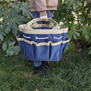 Super Large capacity Garden Tool bag Organizer Multifunctional Portable Tool Storage Oxford Wall Hanging Storage Bags Pockets