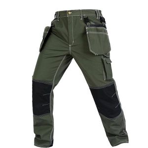 Bauskydd High quality men's wear-resistance multi-pockets work trousers cargo work pant workwear construction mechanic