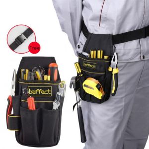 Baffect Tool Belt for Electrician Technician Tool Bag 600D Oxford Waist Pocket Pouch Small Tool Bag With Belt Screwdriver Holder