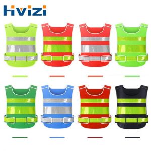 Hi Vis Vest Cycling Vests Safety Workwear Mesh Work Reflective Clothing Protective Traffic Car Driver Construction Vest