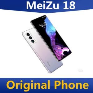 New Meizu 18 5G Android Phone Dual Sim Card Android 10.0 6.2" 120HZ 3120X1440 Snapdragon 888 64.0MP 12GB RAM 256GB ROM OTA