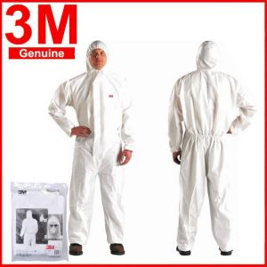 3M 4510 Safety Clothing Chemical Disposable Protective Coverall Hooded Suit Anti Particles/Limited Liquid Chemical splash