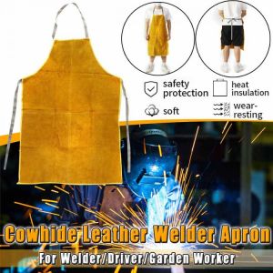1pc Heavy Duty Gardening Welding Apron Protection Men Women Thorn Proof Leather Work Safety Workwear Glaziers Blacksmith