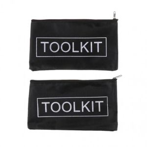 2 * Tool Kit Bag Waterproof Tool Kit Bag Oxford Cloth Tool Bag Zipper Storage Instrument Case