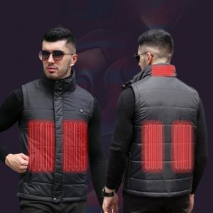 Men/Women S-XXXXL USB Charging Electric Heated Vest Winter Heating Vest Temperature Control Safety Clothing for Outdoor Work