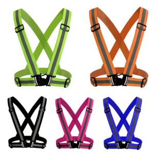 High Visibility Reflective Vest Man Women Work Clothes Night Warning Safety Outdoor for Running Cycling Sports Contruction Tops