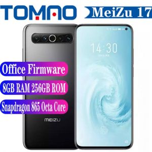 Original Meizu 17 8GB RAM 128GB 256GB ROM Cellphone 5G Smartphone Octa Core Snapdragon 865 4500mAh 30W Fast Charing 64MP Camera