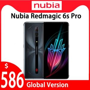 DHL Free  NUBIA Red Magic 6S Pro 5G Gaming SmartPhone 6.8'' 165Hz AMOLED Snapdragon 888+ Octa Core 64M Triple Camera WIF