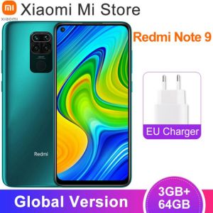 Global Version Xiaomi Redmi Note 9 Moblie Phone 3GB RAM 64GB ROM MTK Helio G85 Octa Core 48MP Quad Rear Camera  5020mAh Cell