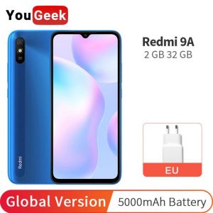 Global Version Xiaomi Redmi 9A 9 A 2GB 32GB Cellphone 5000mAh Battery MTK Helio Octa Core 6.53" Dot Drop Display 13MP AI Came