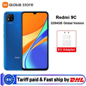 Global Version Xiaomi Redmi 9C Mobile Phone 32GB /64GB  MediaTek Helio G35 6.53" 5000mAh 13MP Camera Smartphone