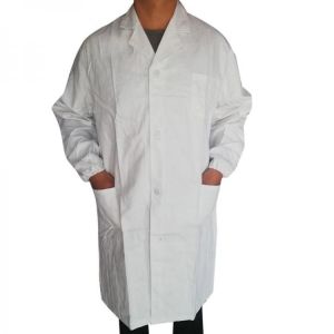 Unisex White Lab Coat Uniform Long Sleeve Cotton Workwear Pocket Long Sleeve Scrubs Chemistry Coats Outwear With Pockets A30