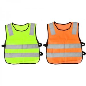 Outdoor Work Safety Reflective Vest High Visibility Breathable Children Protective Vest Clothing for Cycling Camping Hiking Clim