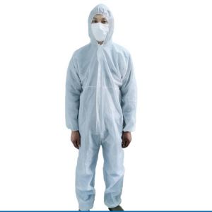 Disposable Breathable Dustproof Safety Clothing Work Painting Clothes Sanitary Protection Jumpsuit Hazmat Suit Zip Isolation