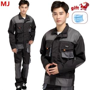 2021 new overalls men's overalls overalls protective repairman strap jumpsuit pants work uniforms large size sleeveless overa