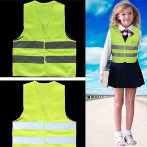 High Visibility Pupil Child Student Kids Reflective Traffic Vest Scooter Cycling Safety Vest Jacket Children Road Reflect Vests