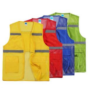 Hi-Vis Outdoor Unisex Mesh Reflective Vest Run Sport Cycling Suit Road Safety Jacket Men Womens Clothing for Girls Breathable