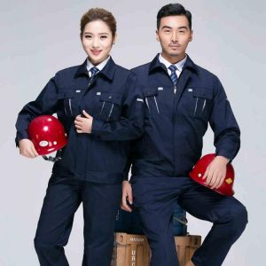 2020New Work Clothing Set Men Women Jacket+Pants Spring Autumn Machine Repair Engineer Workshop Coverall Wear Resistant Uniforms