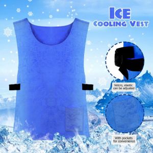 Summer Cooling Vest Heat dissipation PVA Waterproof Fabric Vest High Temperature Protective Outdoor Sports Work Vests Drop Ship