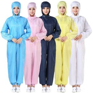 Unisex Hooded Coverall anti-static Dustproof work suit Chemical Protective Clothing isolation Safety Clothes Oil-Resistant Workw