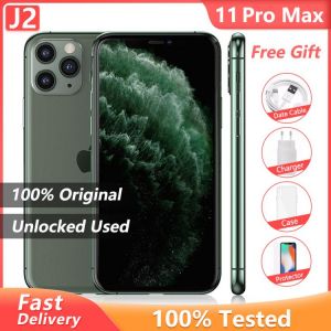Origianl Apple iPhone 11 Pro Max Triple Rear Camera Cellphone 6.5" 4GB + 64/256/512GB A13 Chipset Unlocked Used SmartPhone