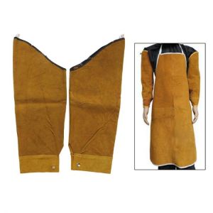 Free shipping Split Leather Heat Resistant Welding Sleeves Protective Armband for Welding Tool