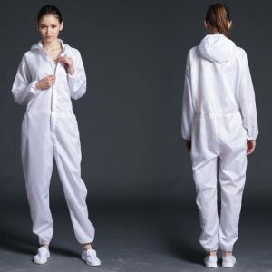 Dust-proof Anti-static One-piece Coverall Clean Work Clothes Hooded Cleanroom Garments Paint Clothing Unisex Protective overalls